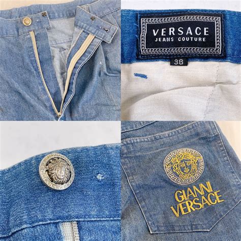 versace couture jeans w38 mit emblemstickerei|Versace Jeans Couture.